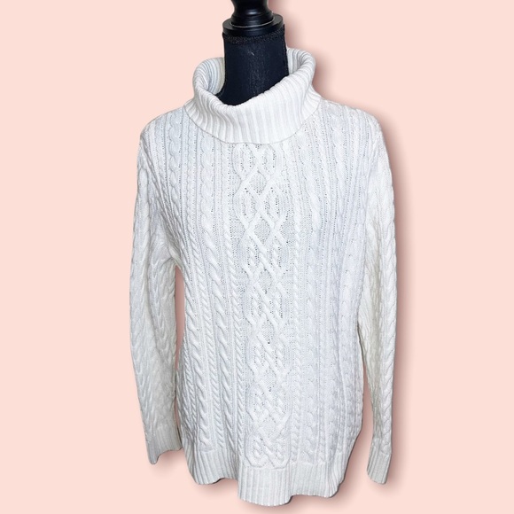 Croft & barrow chunky knit  sweater - Picture 3 of 6